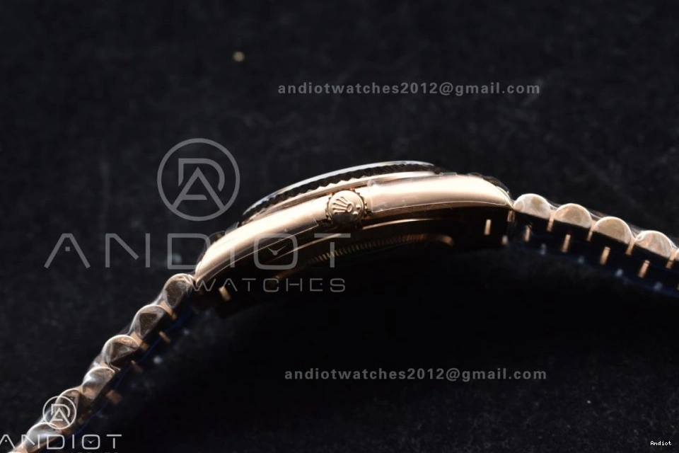 Bracelet President GMF RG 40 DayDate Dial A2836 V2 Crystal Steel On RG 904L Markers Plated 0303